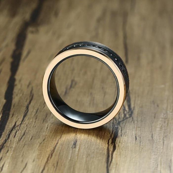 Black Cz Stone Ring
