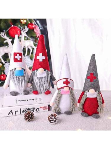 Christmas Gnome Nurse Doll Ornaments Christmas Decoration