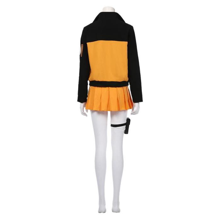 Naruto-Naruto Uzumaki Women Dress Outfits Halloween Carnival Suit Cosplay Costume