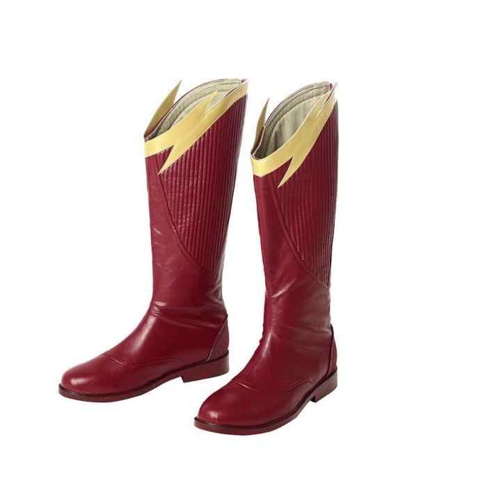 The Flash Season 4 The Flash Boots Halloween Men Cosplay Boots