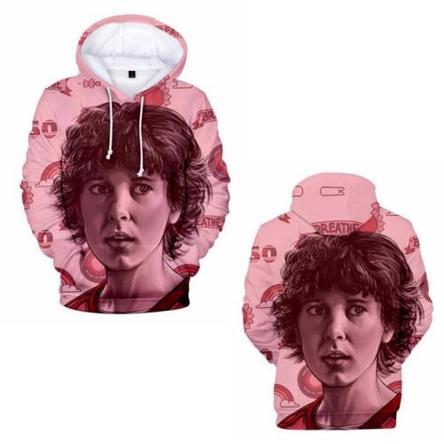 Unisex Stranger Things 3D Hoodie Mike Wheeler Sweatshirt Pullover