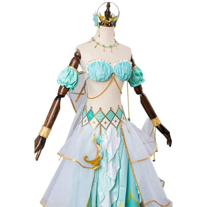 Lovelive Mermaid Festa Kanan Matsuura Cosplay Costume Awakening Dress