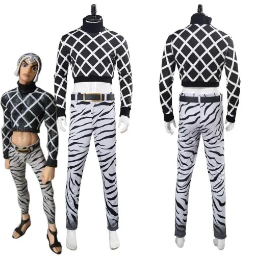 Jojo‘S Bizarre Adventure Guīdo Mista Halloween Carnival Outfit Cosplay Costume