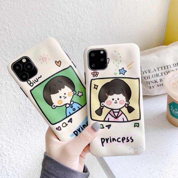 Ins Couple Matching Prince And Princess Phone Case