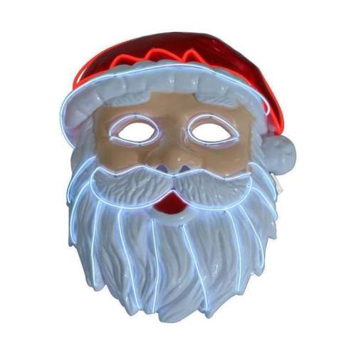 Santa Claus Led Mask Christmas Party Cosplay Props Adult