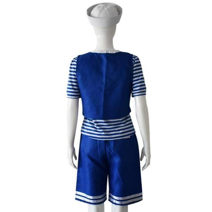 Stranger Things 3 Robin Steve Harrington Scoops Ahoy Sailor Uniform