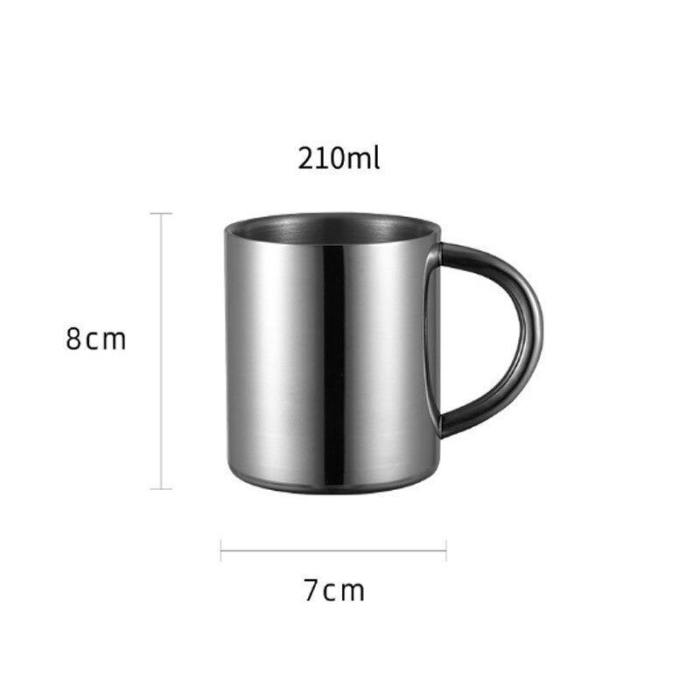 Unbreakable Stainless Steel Coffee Mug