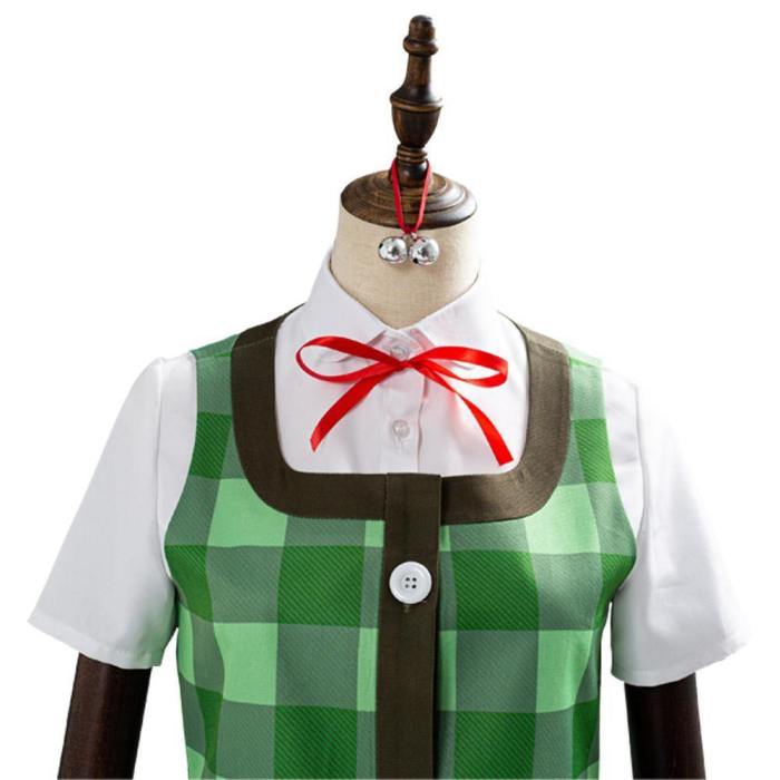 Game Animal Crossing Isabelle Halloween Women Uniform Outfits Cosplay Costume