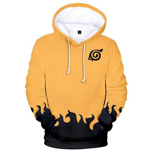 Unisex Kyuubi Seal Hoodies Naruto Pullover 3D Print Jacket Sweatshirt