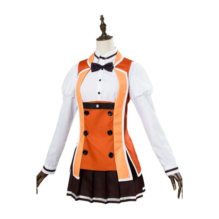 Katana Maidens Toji No Miko Osafune Girls‘ Academy Uniform Dress Cosplay Costume