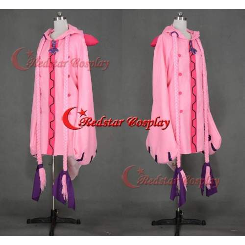 Blazblue Calamity Trigger Taokaka Cosplay Costume ( Pink Version)