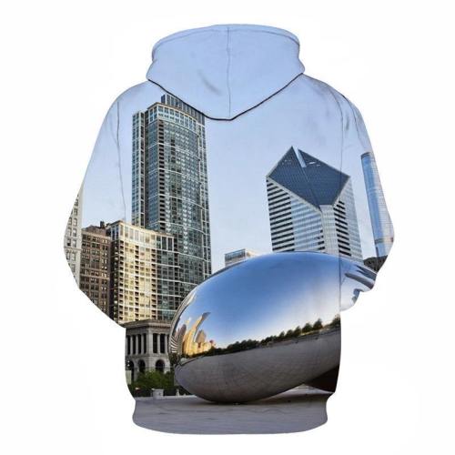 Sitting In Chicago 3D - Sweatshirt, Hoodie, Pullover