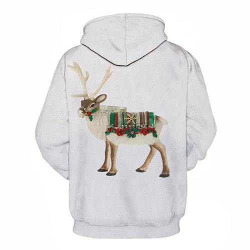 Santa'S Reindeer Christmas 3D - Sweatshirt, Hoodie, Pullover