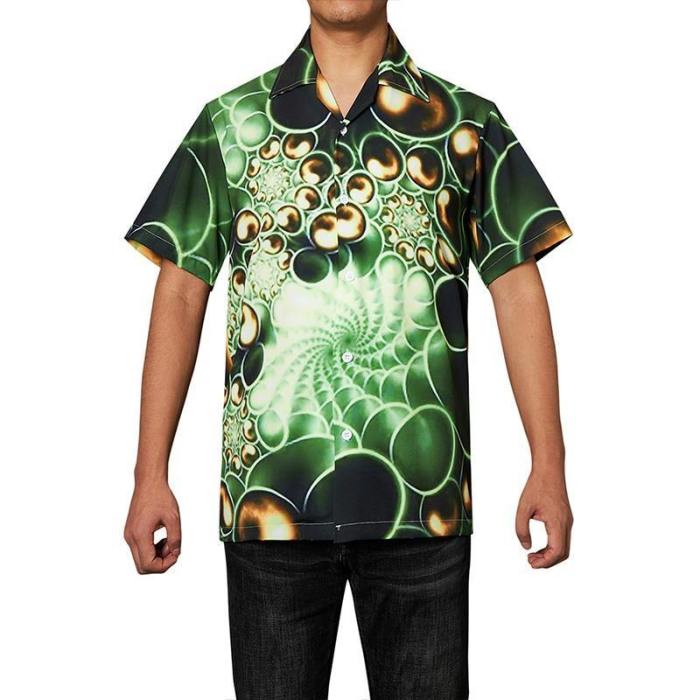 Men'S Hawaiian Shirts Harajuku Printed