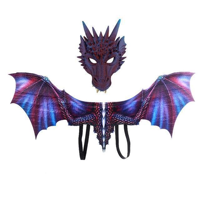 Game Of Throne Dragon Wings Helmet Halloween Dinosaurio Party Costumes