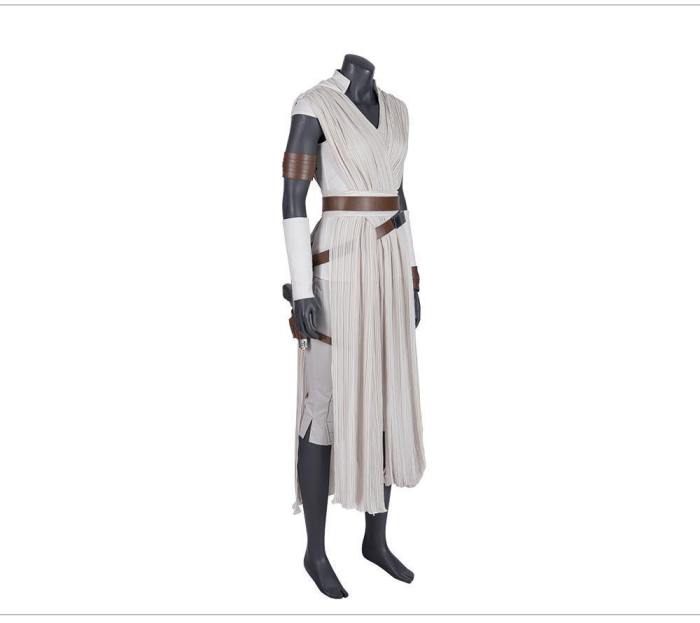 Star Wars 9 The Rise Of Skywalker Cosplay  Halloween Rey Costume Jedi Rey Outfit Cosplay Dress