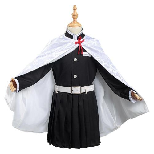 Demon Slayer: Kimetsu No Yaiba Tsuyuri Kanawo Kids Girls Skirt Cloak Outfits Halloween Carnival Suit Cosplay Costume