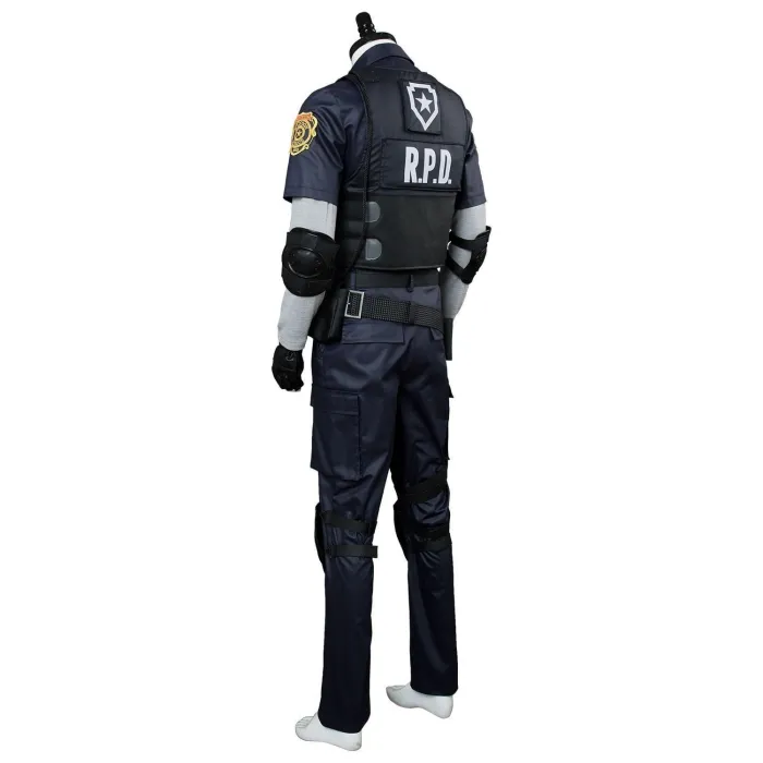 Video Game Resident Evil 2 Remake Re Leon Scott Kennedy Outfit Cosplay Costume