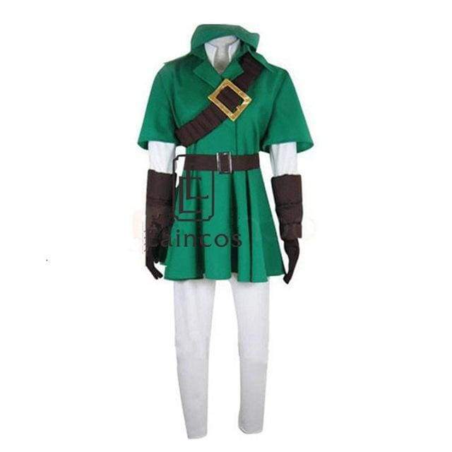 Anime The Legend of Zelda Zelda Link Cosplay Halloween Party Costume Fighting Uniform Full Set Customized Size