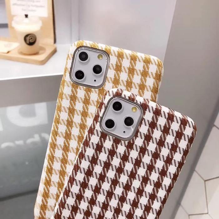 Lovely Square Stitch Pattern Phone Case