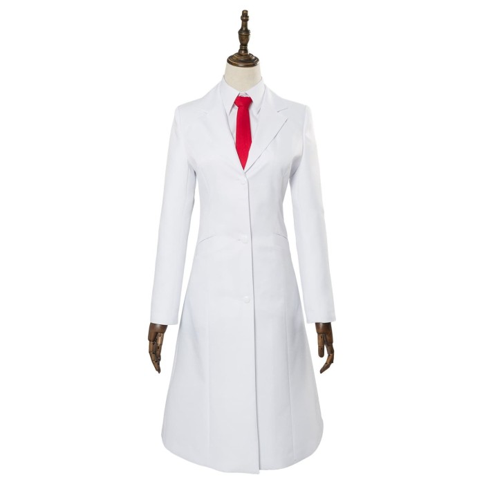 Anime Video Game Steins;Gate 0 Makise Kurisu Uniform Cosplay Costume