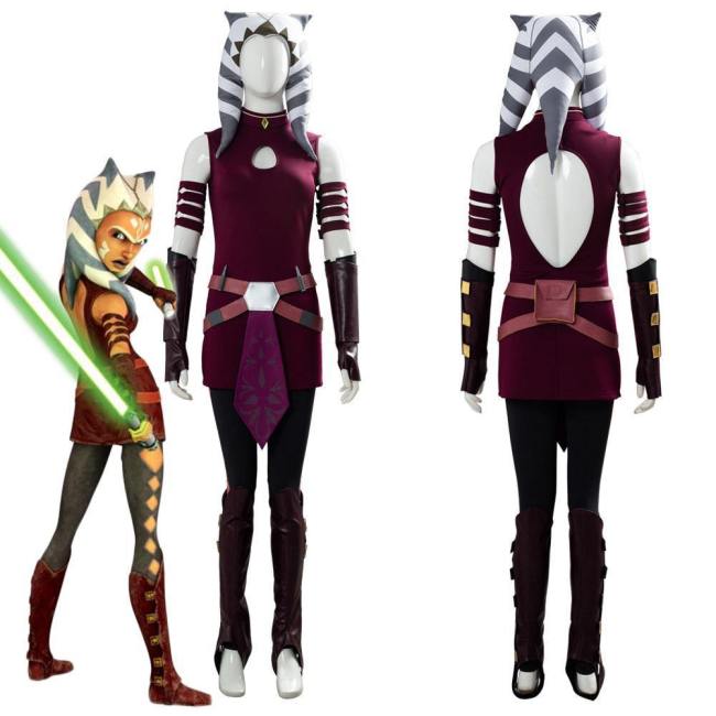 Ahsoka Tano Star Wars: The Clone Wars Suit Cosplay Costume