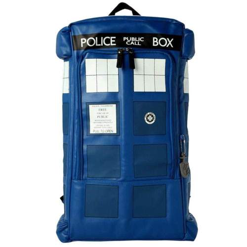 Doctor Who Traveling Bag Blue Backpack Cosplay Accessories