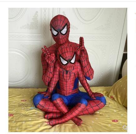 Spiderman Costume Spider Man Suit Spider-Man Jumpsuits Costumes For Adults Children Kids