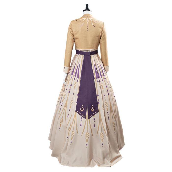 Frozen 2 Anna Princess Picnic Gown Dress Cosplay Costume