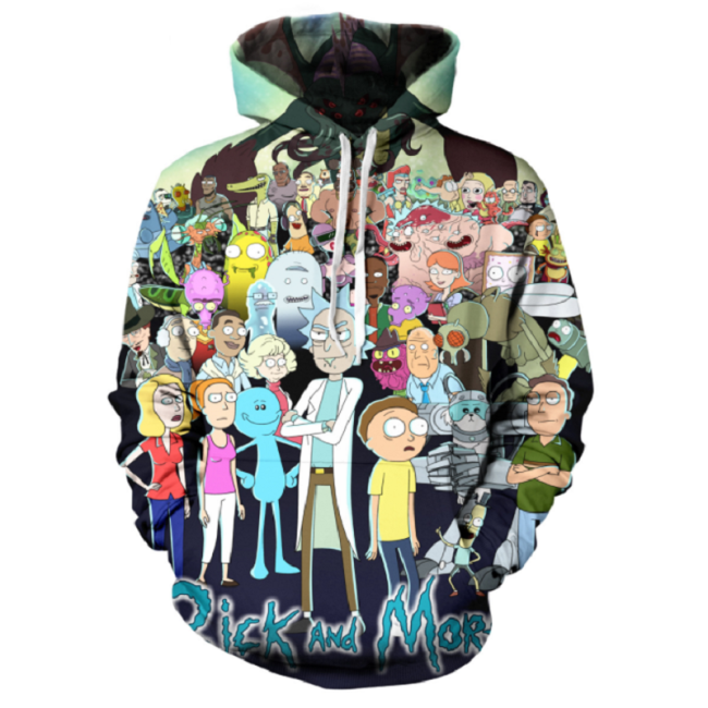 Rick And Morty Pullover Hoodie Csos877