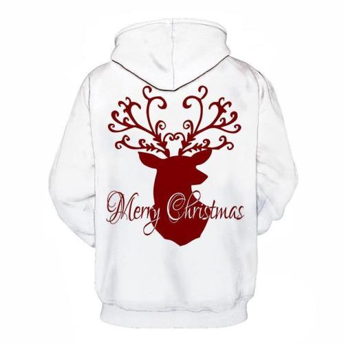 Merry Christmas Wonderful Reindeer 3D - Sweatshirt, Hoodie, Pullover