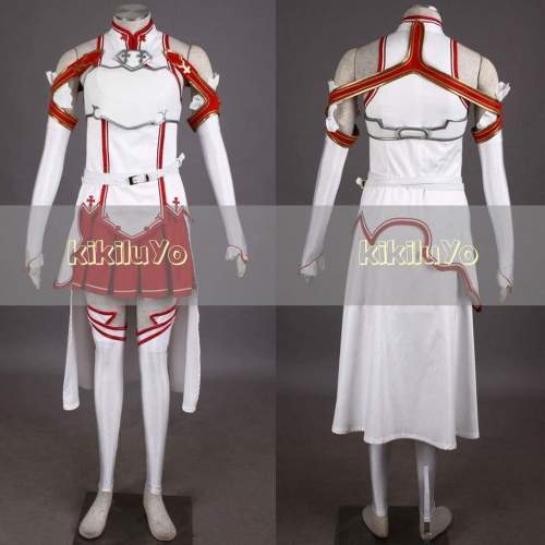 Sword Art Online Costume Asuna Yuuki Cosplay Costume Halloween Costume