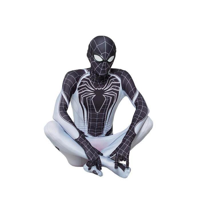Spiderman Negative Suit Costume Spider Man Jumpsuit