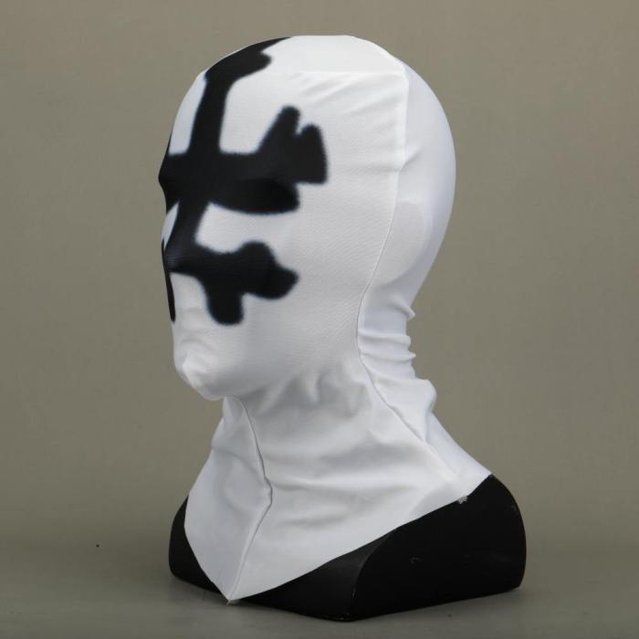 American Tv Watchmen Cosplay Rorschach Walter Kovacs Masks Headgear Printing Full Face Mask Halloween Cosplay Accessories Props
