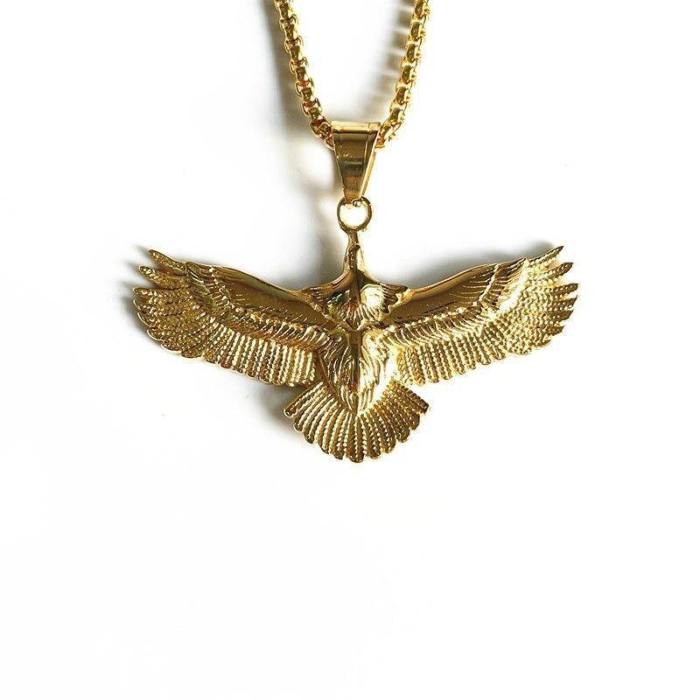 Free And Soaring Eagle Statement Necklace