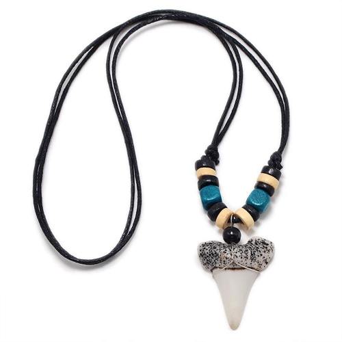 Tribal Style Resin Charm Choker Necklace