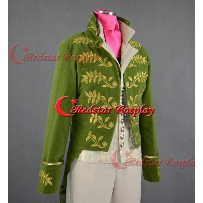 2015 Cinderella Cosplay Prince Charming Richard Madden Cosplay Costume Tuxedo Outfit Attire