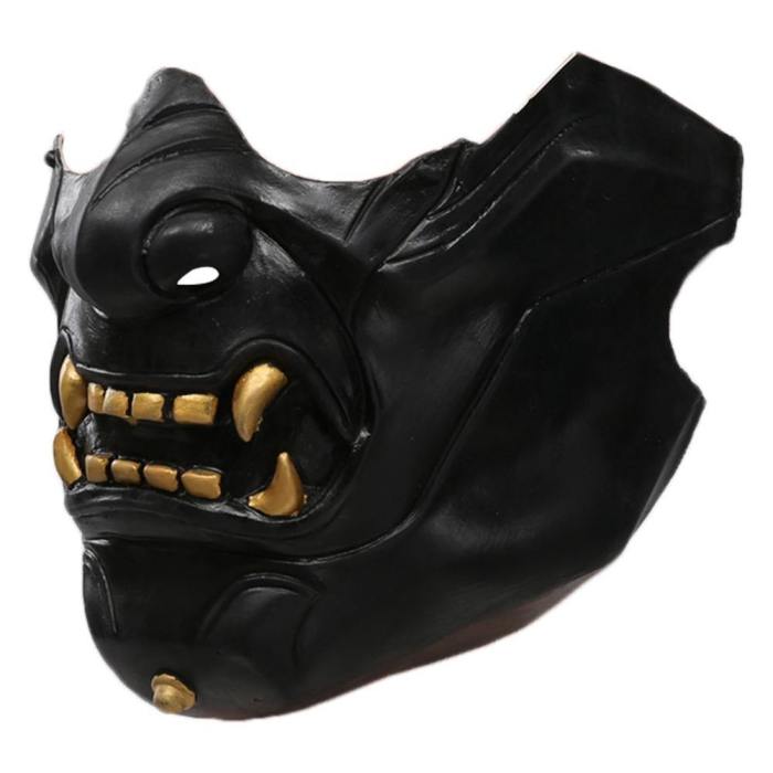 Ghost Of Tsushima Latex Face Cover Halloween Cosplay Accessories