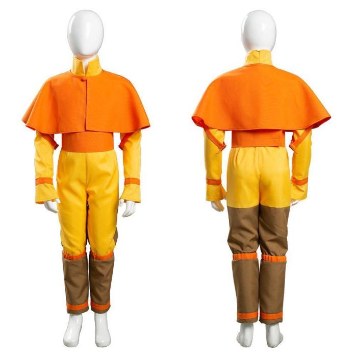 Avatar: The Last Airbender Avatar Aang Kids Children Jumpsuit Outfits Halloween Carnival Suit Cosplay Costume