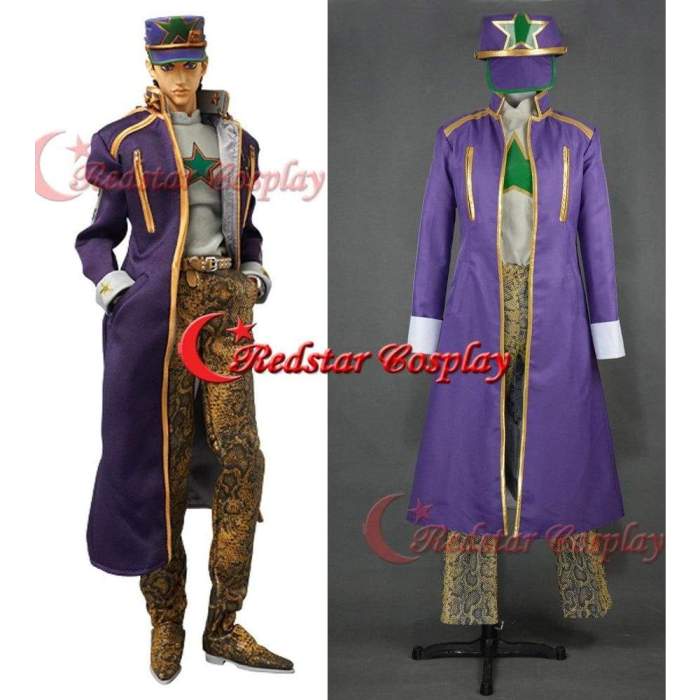 Kujo Jotaro Cosplay Costume From Jojo'S Bizarre Adventure Cosplay