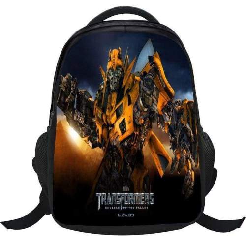 Cartoon Transformers School Backpack