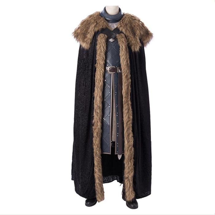 Game Of Throne Jon Snow Full Set Cosplay Costume