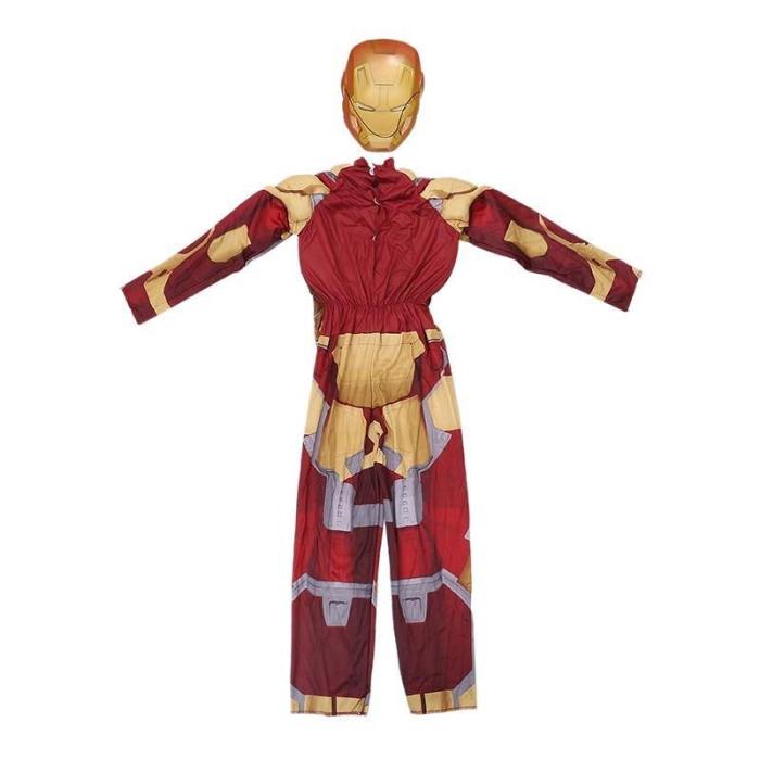 Kids Avengers Iron Man Mark Muscle Children Halloween Costume Boys Superhero Cosplay Costumes