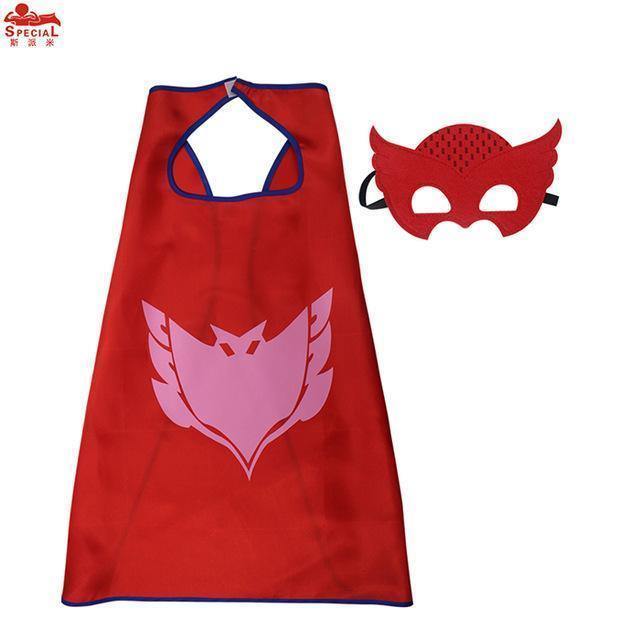 Light Cartoon Cape Mask For Kids Cosplay Toys Masks Costume Brand Dress Birthday Party