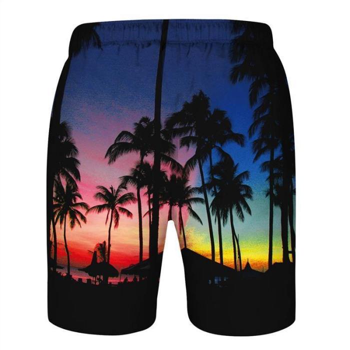 Coconut Tree Beach Board Shorts