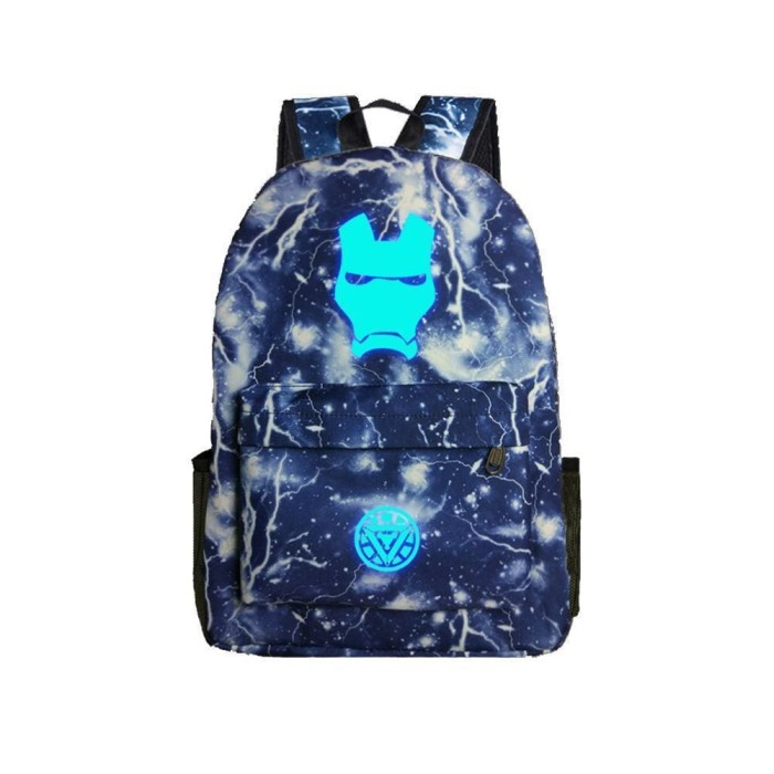 Avengers Ironman Marvel 17  Luminous Backpack