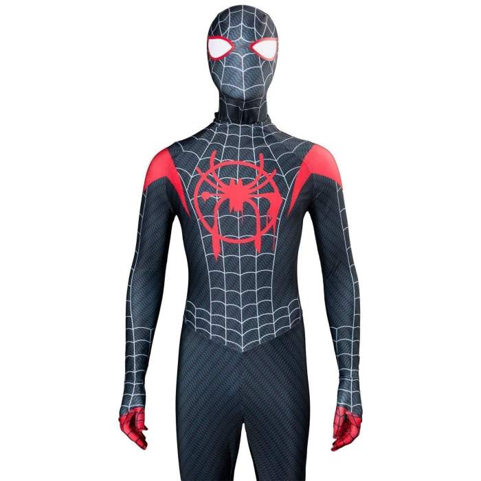Spider-Man: Into The Spider-Verse Miles Morales Outfit Cosplay Costume