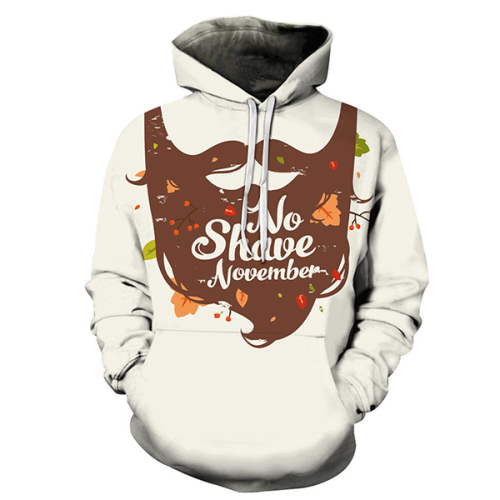 No Shave 3D Hoodie - Sweatshirt, Hoodie, Pullover