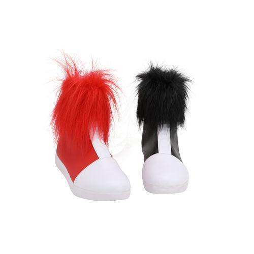 Anime Harley Quinn Boots Costume Props Halloween Carnival Party Shoes Cosplay Shoes