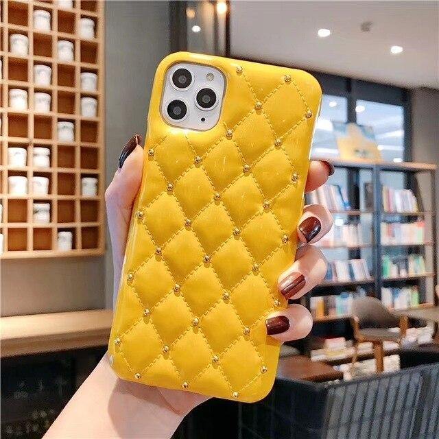 Luxury Quilted Jewel Phone Case